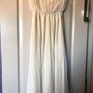 Pettite glittery long boho dress